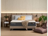 Slant Bed Frame with Removable Quilted Cushion