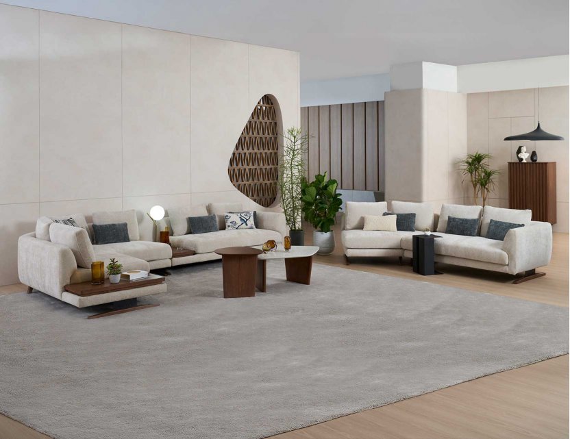 New Evita Modular Sofa with Removable Covers and Laser-cut Branding