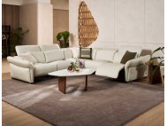 Phil Modular Full Thick Leather Sofa with High-Leg Motorised Incliner