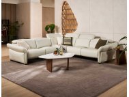 Phil Modular Full Thick Leather Sofa with High-Leg Motorised Incliner