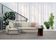 Rond Small L-shape Modular Fabric Sofa with Removable Covers