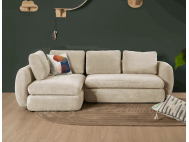 Rond Small L-shape Modular Fabric Sofa with Removable Covers