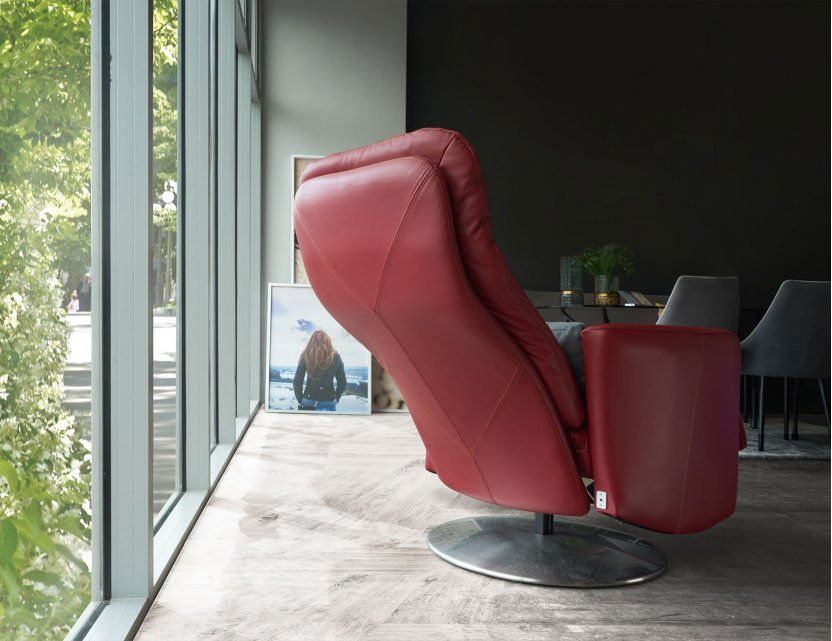 Seva Motorised Leather Recliner Armchair