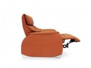 Sho 3 Seater Motorised Leather Recliner Sofa with High Backrest and Touch Sensors