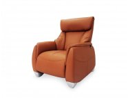 Sho 3 Seater Motorised Leather Recliner Sofa with High Backrest and Touch Sensors