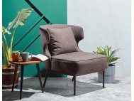 Wing Armchair with Seat Cushion