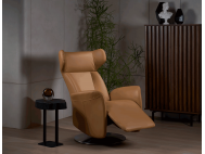 Wingback Motorised Leather Recliner Armchair