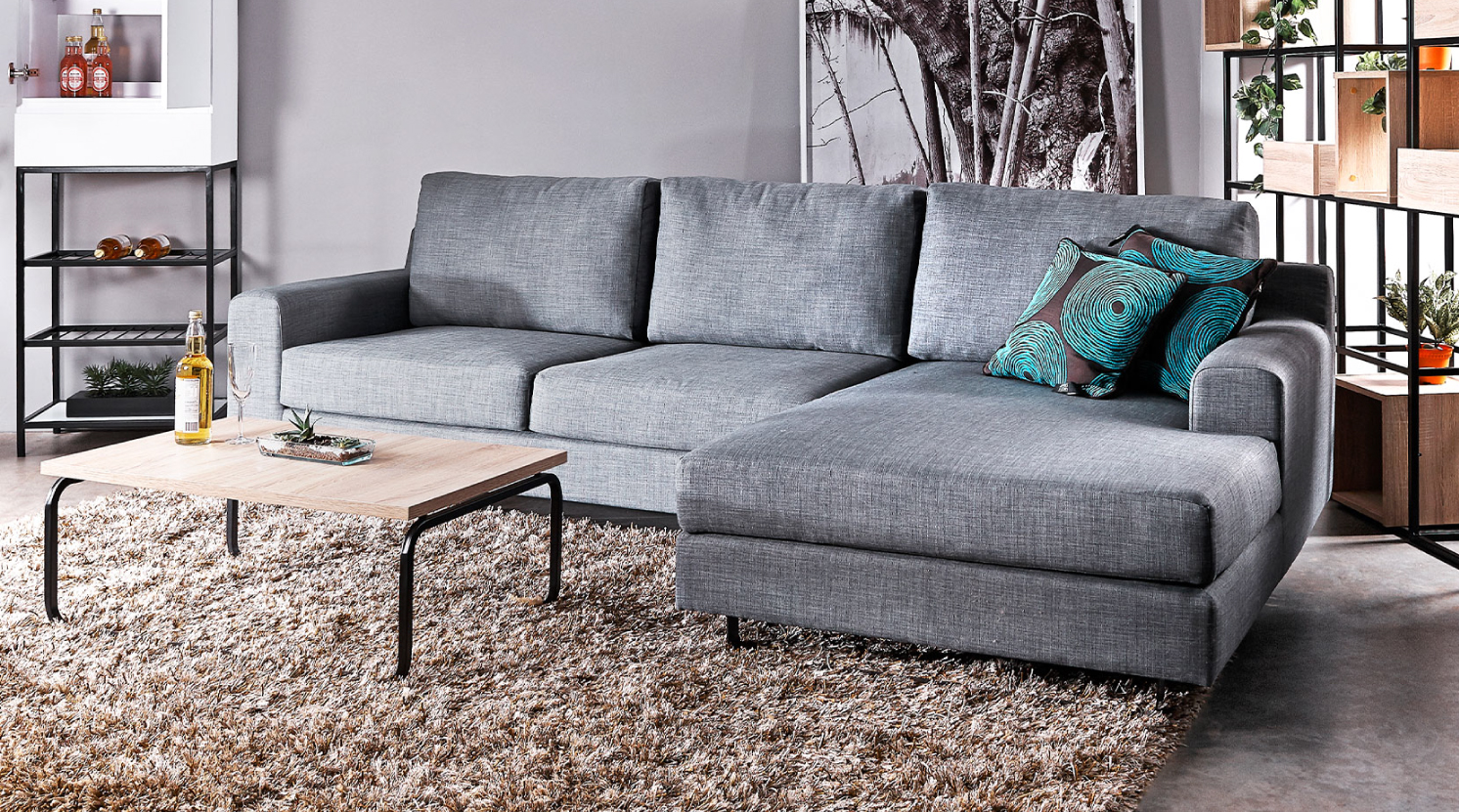 L-shaped-fabric-couch-cellini-singapore-1